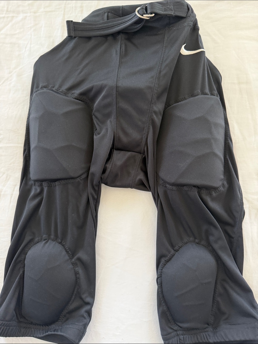 Nike Black Padded Compression Football Girdle with Knee Pads. Never worn no tag